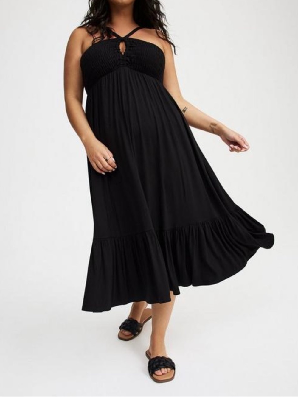 NEW! 🖤 Torrid Super Soft Halter Dress